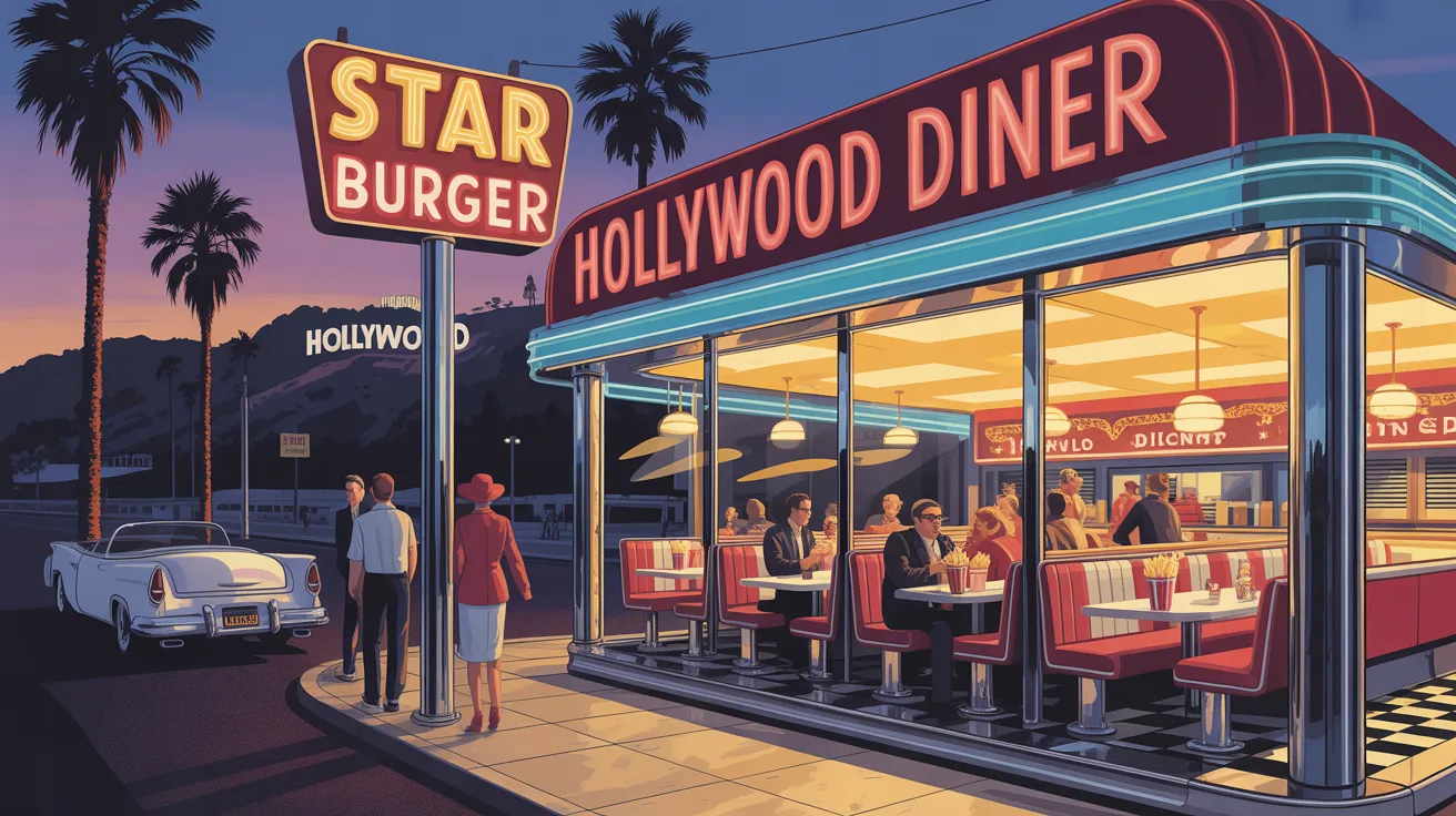 Iconic Hollywood Fast Food Restaurant