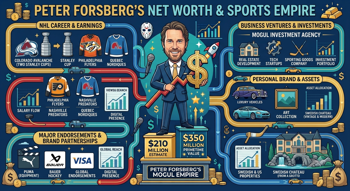 Inside the Fortune of “Foppa”: Peter Forsberg Net Worth and Business Empire